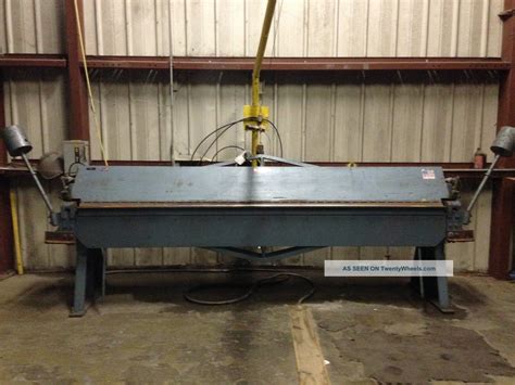 sheet metal box brake used|craigslist metal brake 10 ft.